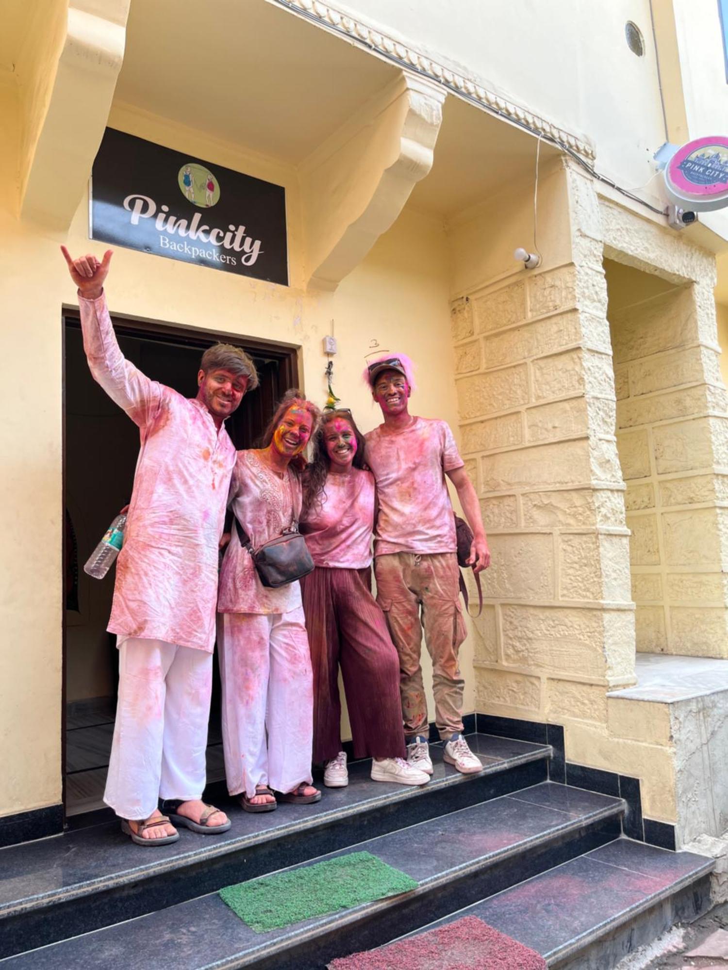 Pink City Backpackers Джайпур Екстериор снимка